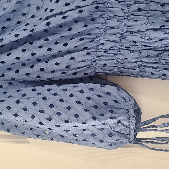 Just Taylor Blue Eyelet dress - Picture 4 of 6